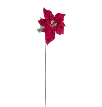 Flor de pascua artificial 72,5CM