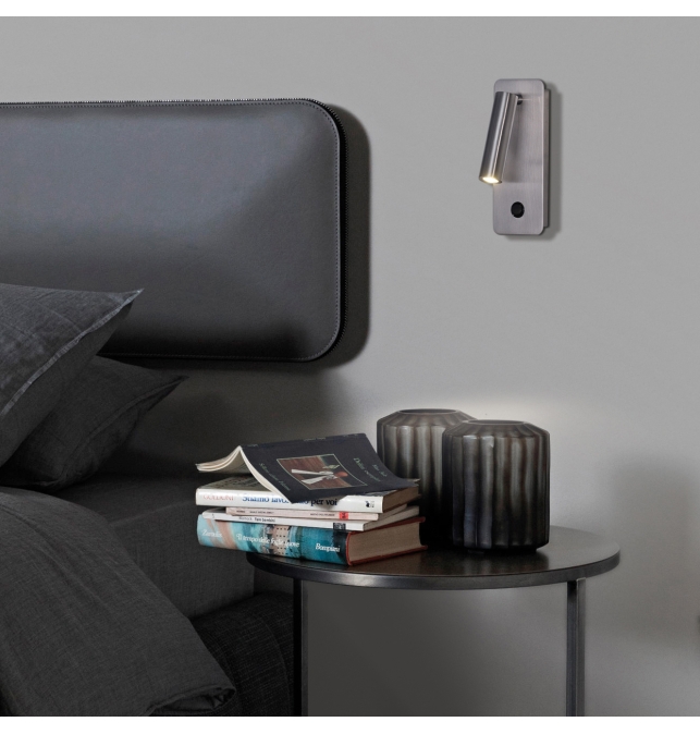 Aron 16/3240 Aplique Níquel Satinado, LED 3W 3000K 315lm, CL.I, LED integrado, Con interruptor, Orientable