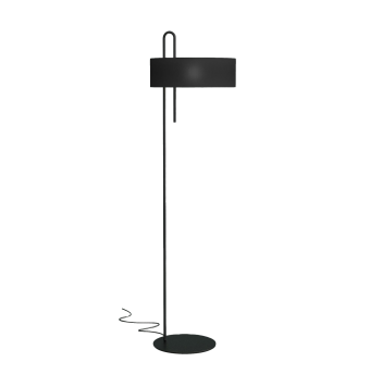 Clip 8178 Lámpara de pie Negro Texturado, LED E27 15W, CL.II