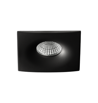 Doro 3789/10 Empotrable Negro texturado, LED GU10 8W, CL.II
