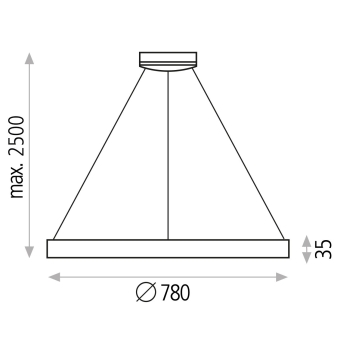 Grace 3848/78 Colgante Blanco texturado, LED 80W 4000K 6800lm, CL.I, LED integrado