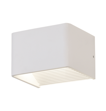 Icon 16/3089-10 Aplique Blanco Texturado, LED 8.5W 2700K (Luz Fría)K 890lm, CL.II, LED integrado