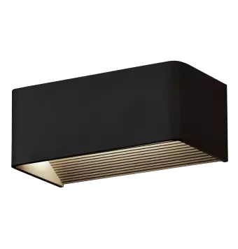 Icon 16/3089-20 Aplique Negro texturado, LED 10.5W 3000K 1100lm, CL.II, LED integrado