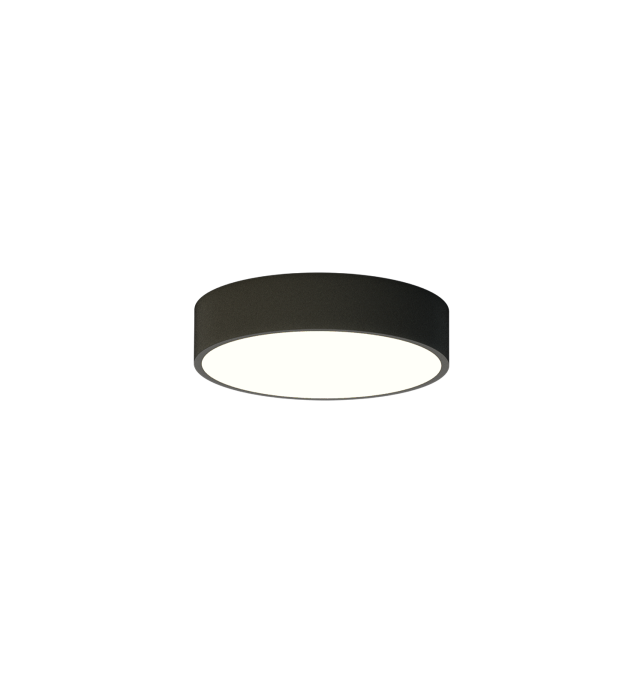 London 3760/20 Plafón Negro Texturado, LED 12W 3000K 840lm, CL.I, LED integrado