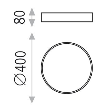 Minsk 3758/40 Plafón Blanco texturado, LED 22W 3000K 1679lm, CL.I, LED integrado, Dim. DALI/Push