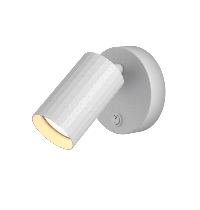 Modrian 16/3951-10 Aplique Blanco, LED GU10 8W, CL.II, Orientable, Con interruptor