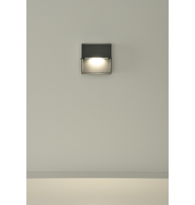 Nashira 16/2062 Aplique Antracita Texturado, LED 4W 3000K 175lm, IP65 CL.I