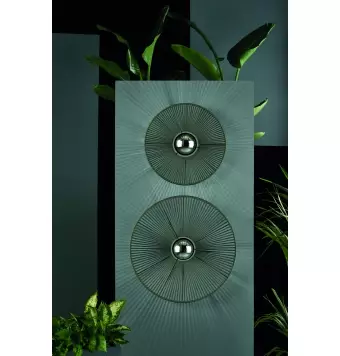 Pamela 16/3913-70 Aplique Negro/Alga, LED E27 15W, CL.I