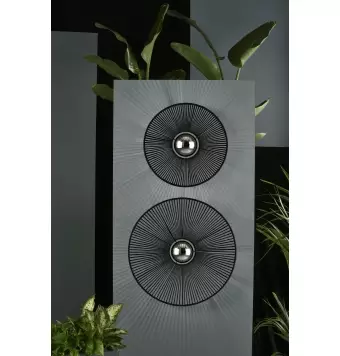 Pamela 16/3913-70 Aplique Negro/Negro, LED E27 15W, CL.I