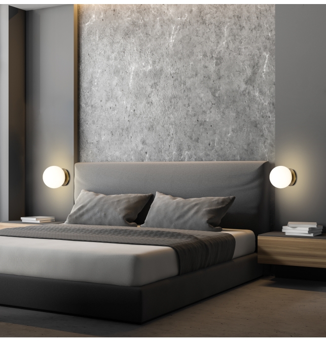 Parma 16/3946-15 IP Aplique Opal/Negro Mate, LED E27 15W, IP44 CL.II, (E27 max. Ø45 mm)
