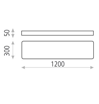 Turin 3761/120 Plafón Blanco texturado, LED 55W 3000K 4197lm, CL.I, LED integrado, Casambi