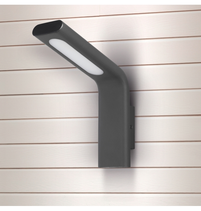 Zen 16/2038-25 Aplique Antracita Texturado, LED 10W 3000K 720lm, IP54 CL.I, LED integrado