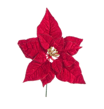 Flor de pascua roja H22,5CM