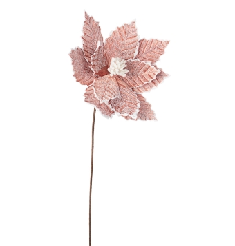 Flor de pascua rosa Enid H50cm