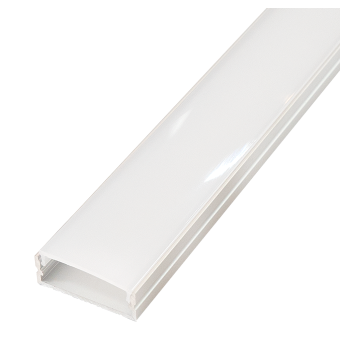 Perfil de aluminio para tira de LED de superficie ancho- 2m.