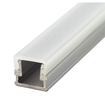 Perfil aluminio para tiras LED empotrable doble tira 235x97mm