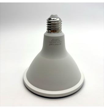 Bombilla PAR38 18W LED DC 24V 3000K E27  para fuentes - Luz Cálida, Alta Eficiencia y Durabilidad