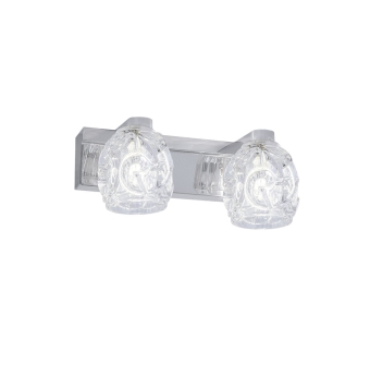 REGLETA 2L PORTIA CROMO 2 X 40W G-9 AHORA ARTAX