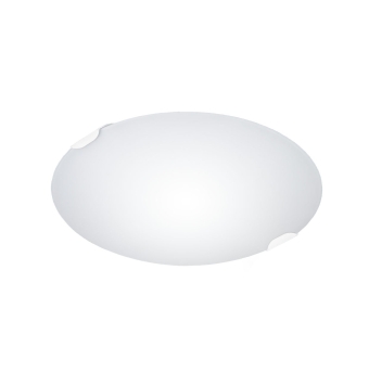 PLAFON CEILIN REDONDO BLANCO 2 X 60W E-27 -  30CM