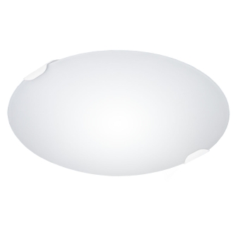 PLAFON CEILIN REDONDO BLANCO 3 X 60W E-27 -  40CM