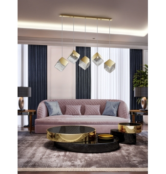 Plafón Priscila · 5*g9  Oro...