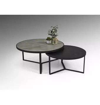 Set de dos mesas auxiliares...