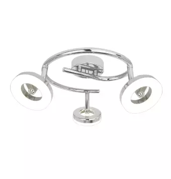 REDONDO 3L NATAL CROMO 3 X LED 5W 1200LM 3000K