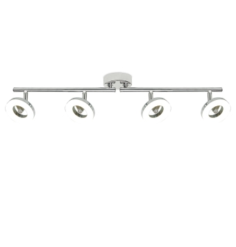 REGLETA 4L NATAL CROMO 4 X LED 5W 1600LM 3000K