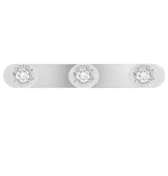 REGLETA "ROSE" 3L ALUM.PLATA 4000K 18W 1710LM
