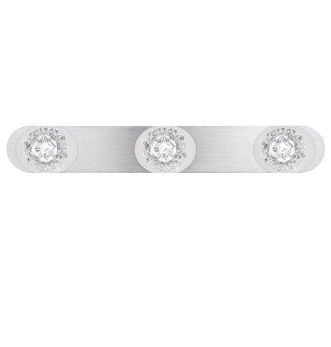 REGLETA "ROSE" 3L ALUM.PLATA 4000K 18W 1710LM