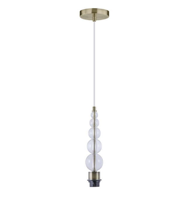 COLGANTE 1L VERSALLES CUERO SIN PANTALLA - 1 X 60W E-27