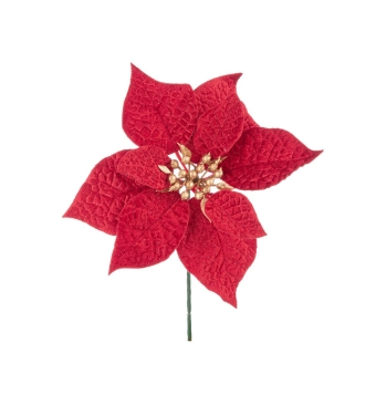 Flor de pascua roja H22,5CM
