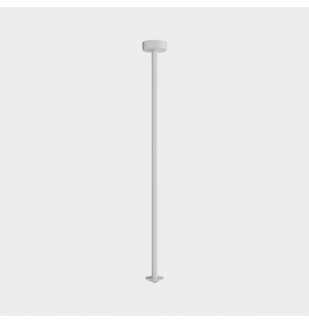 Kit Colgante Tija Ø19x750mm Blanco Texturado, CL.I, Sin iluminación