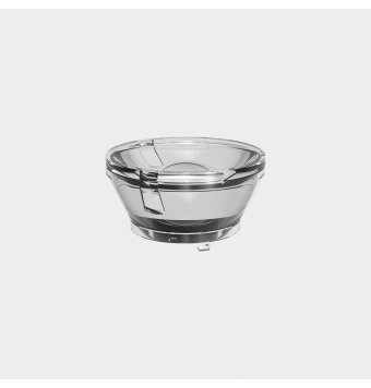 Pipe Lente Ø45mm 50° Transparente