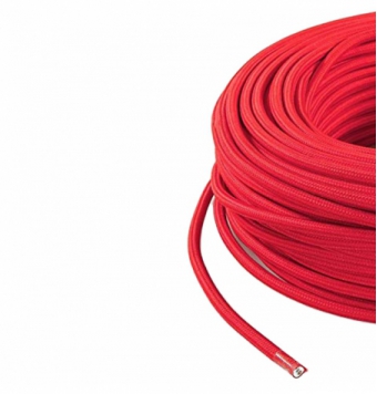 cable tela  rojo