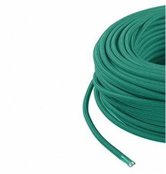cable tela  verde