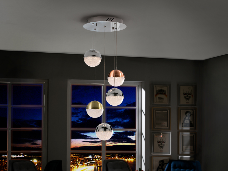 LÁMPARA 5L LED SPHERE COLOR - SCHULLER