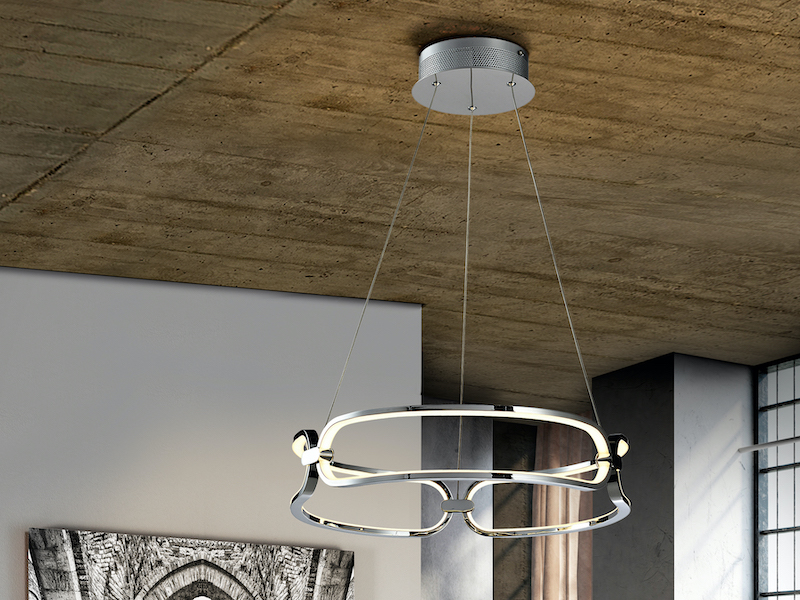 LÁMPARA LED COLETTE Ø47 CROMO