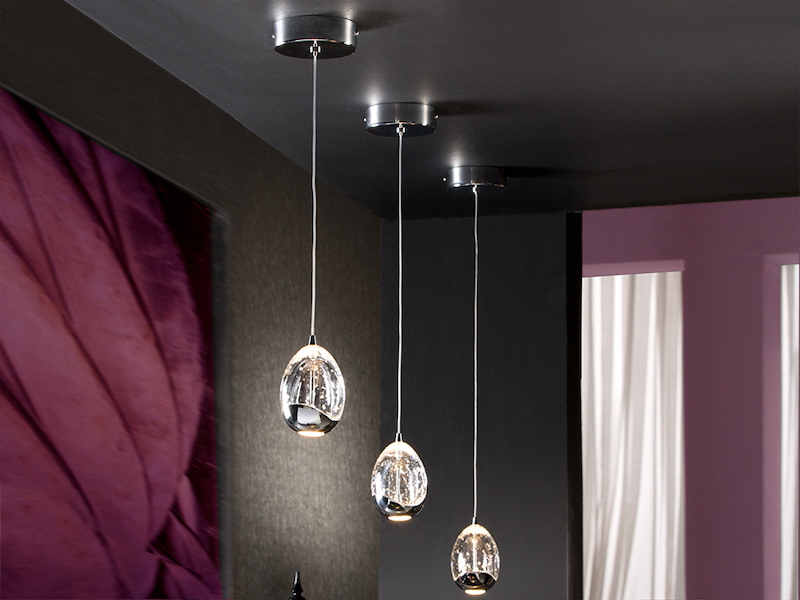 LÁMPARA ROCIO 1 LED CROMO - SCHULLER